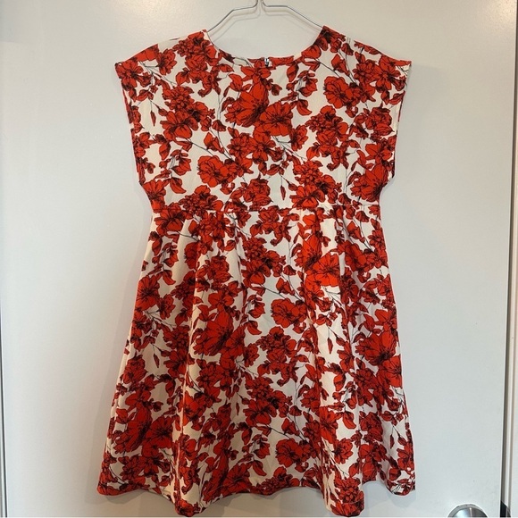 Audrey 3+1 Dresses & Skirts - Audrey 3+1 Women’s babydoll dress size small red and white floral spring